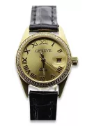 14k Gelbgolddame Uhr Geneve lw078ydg