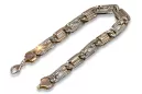 Russische Rose 585 14 Karat Goldarmband mit Diamantschliff cb040rw