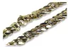 Italian yellow 14k 585 gold diamond cut bracelet cb041yw
