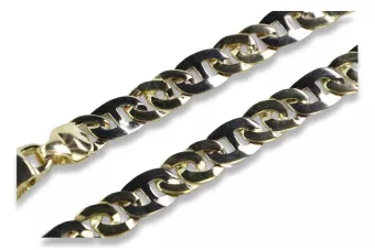 Vintage rose (Italian yellow) gold diamond cut bracelet cb048