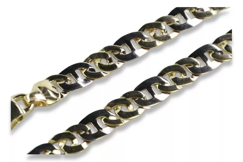 Armband aus russischem Roségold (italienisches Gelb) mit Diamantschliff cb048