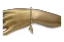 Italian yellow 14k gold bracelet cb061yw
