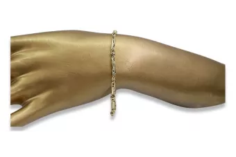 Italian yellow 14k gold bracelet cb063y