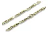 Italian yellow 14k gold bracelet cb064y