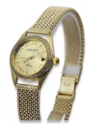 Золотий чоловічий годинник Geneve ★ zlotychlopak.pl ★ Чистота золота 585 333 Низька ціна!