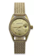 Ceas de aur bărbătesc Geneve ★ zlotychlopak.pl ★ Puritate aur 585 333 Preț mic!