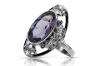 Vintage silver 925 Alexandrite ring vrc014s Vintage