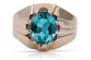 Rose soviétique russe 14k 585 or Alexandrite Ruby Emerald Sapphire Zircon ring vrc016