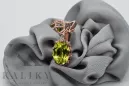 Cercei vintage rose rose 14k 585 aur peridot vec079 Vintage