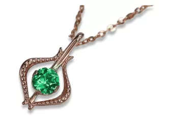 Ruská ruže sovietsky zlatý prívesok