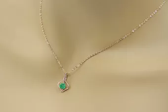 Ruská ruže sovietsky zlatý prívesok