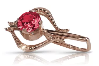 Trandafir sovietic rusesc 14k aur 585 alexandrit rubin smarald safir zircon ... pandantiv vpc001