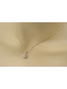 Pendentif en or rose soviétique russe