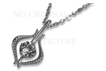 Pendentif en or rose soviétique russe