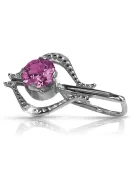 Colgante de oro soviético rosa ruso