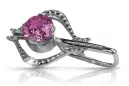 Colgante de oro soviético rosa ruso