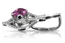 Colgante de oro soviético rosa ruso