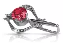 Colgante de oro soviético rosa ruso