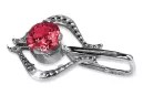 Colgante de oro soviético rosa ruso