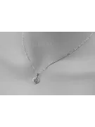 Colgante de oro soviético rosa ruso