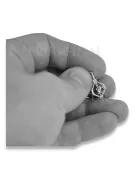 Ruská ruže sovietsky zlatý prívesok