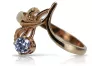 Vintage Rose pink 14k Gold 585 Ring setting vrc095 Vintage
