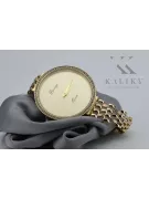 Puikus 14K 585 aukso moteriškas laikrodis Geneve lw067y