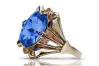 Vintage rose pink 14k gold 585 Sapphire ring vrc015 Vintage