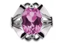 Ruso soviético rosa 14k 585 oro Alexandrite Ruby Esmeralda zafiro anillo Zircon vrc014