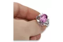 Ruso soviético rosa 14k 585 oro Alexandrite Ruby Esmeralda zafiro anillo Zircon vrc014