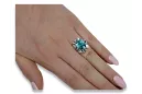 Ruso soviético rosa 14k 585 oro Alexandrite Ruby Esmeralda zafiro anillo Zircon vrc014