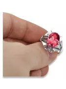 Ruso soviético rosa 14k 585 oro Alexandrite Ruby Esmeralda zafiro anillo Zircon vrc014