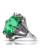 Russian Soviet rose 14k 585 gold Alexandrite Ruby Emerald Sapphire Zircon ring  vrc014
