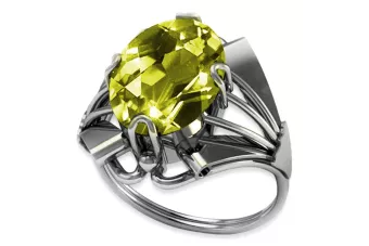 Руска съветска роза 14k 585 злато александрит рубин изумруд сапфир циркон пръстен vrc014