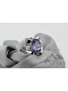 Bague Vintage en Argent 925 avec Alexandrite, Ovale 10x14mm