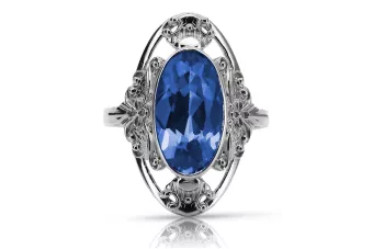Inel sovietic rusesc din aur 585 trandafir 14k alexandrit rubin smarald safir zircon vrc014