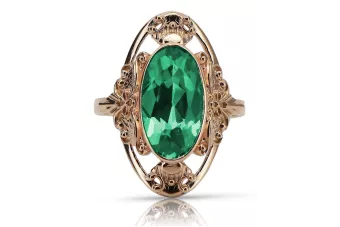 Inel sovietic rusesc din aur 585 trandafir 14k alexandrit rubin smarald safir zircon vrc014