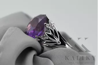Russische sowjetische Rose 14 Karat 585 Gold Alexandrit Rubin Smaragd Saphir Zirkon Ring vrc014