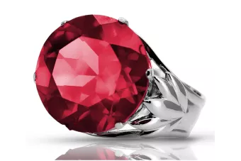 Russian Soviet rose 14k 585 gold Alexandrite Ruby Emerald Sapphire Zircon ring  vrc029