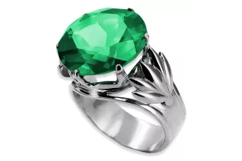 Russian Soviet rose 14k 585 gold Alexandrite Ruby Emerald Sapphire Zircon ring  vrc029