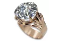 Russische sowjetische Rose 14 Karat 585 Gold Alexandrit Rubin Smaragd Saphir Zirkon Ring vrc014