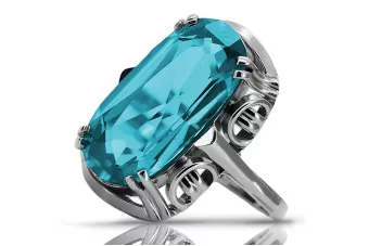 Russian Soviet rose 14k 585 gold Alexandrite Ruby Emerald Sapphire Zircon ring  vrc014