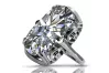 Vintage silver 925 Cubic Zircon ring vrc038s Vintage