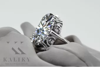Russische sowjetische Rose 14 Karat 585 Gold Alexandrit Rubin Smaragd Saphir Zirkon Ring vrc014