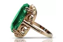 Russian Soviet rose 14k 585 gold Alexandrite Ruby Emerald Sapphire Zircon ring  vrc014