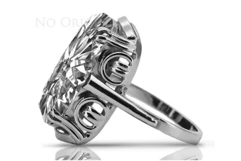 Pierścionek z różowego czerwonego złota 14k 585 Oprawa vrc038r Vintage