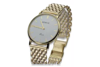 Χρυσό ρολόι ανδρών 14k 585 Geneve mw004ydw&mbw005y