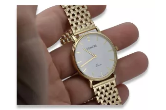 Χρυσό ρολόι ανδρών 14k 585 Geneve mw004ydw&mbw005y