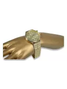 This is a 14K gold Geneva quartz, Italian, 40mm men's watch