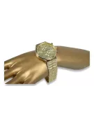 желтый 14k 585 золото мужские часы Geneve mw005y&mbw007y